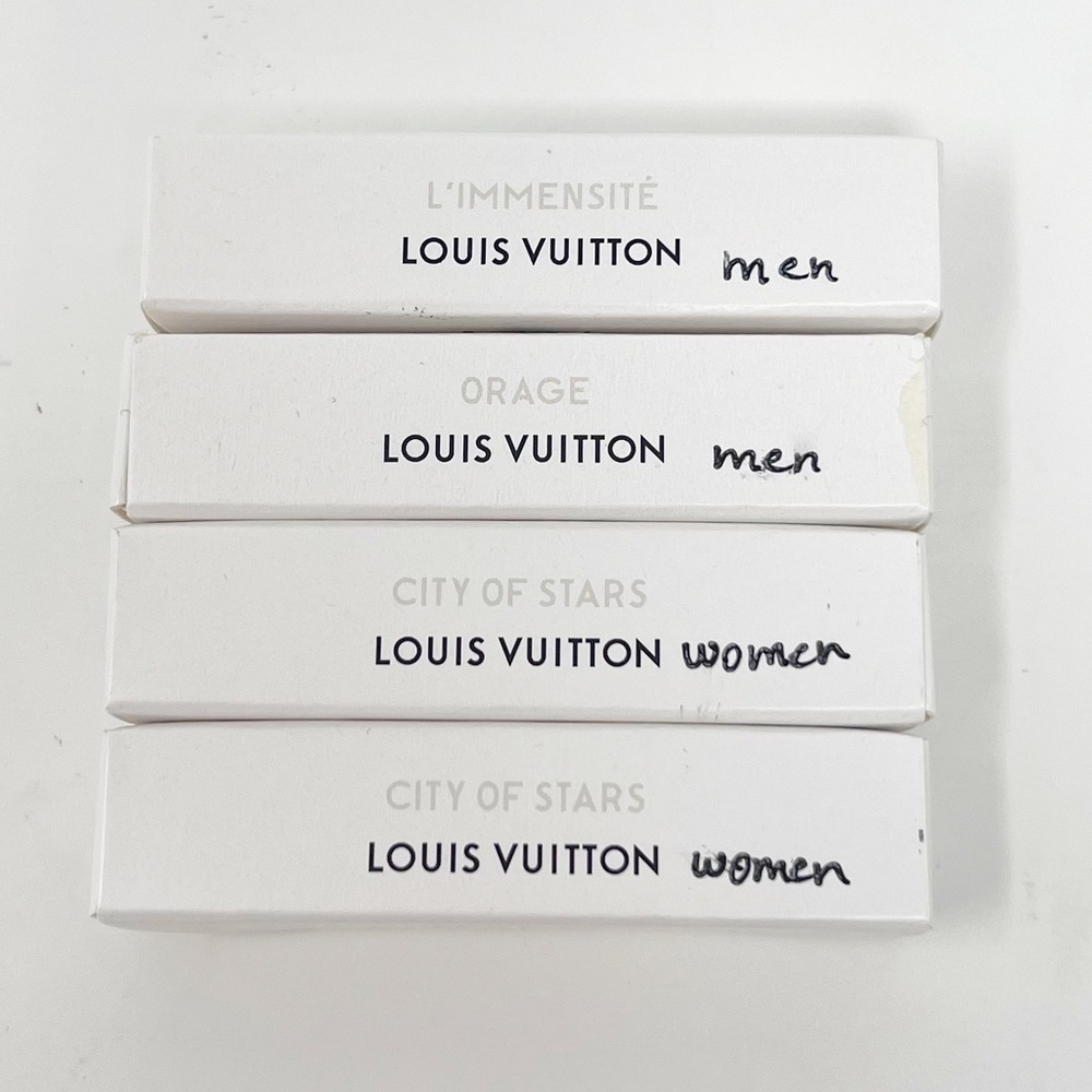 Authentic Louis Vuitton 4 Perfume Samples - 2 ml Each